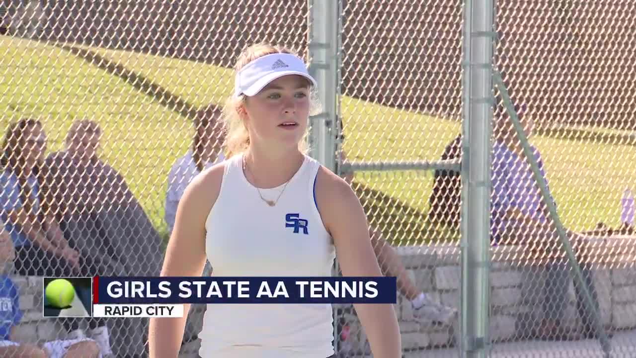 RC Stevens has the lead after Day One of Girls State AA Tennis