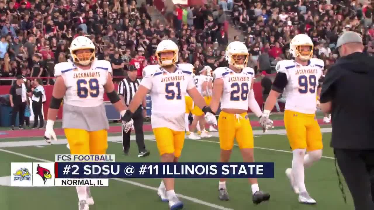 Jackrabbits pull away in 2nd half for big win at Illinois State