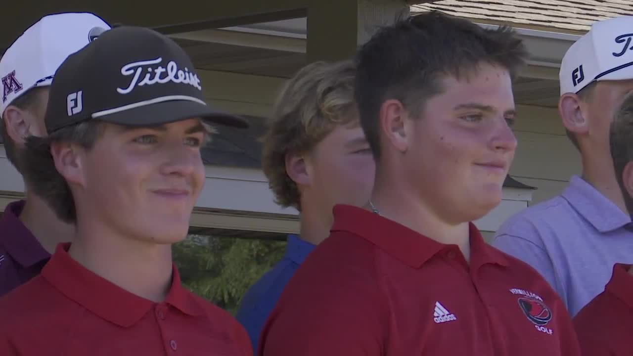 Rylan Moran Wins First State A Boys Golf Individual Title, Leads Vermillion to Team Championship