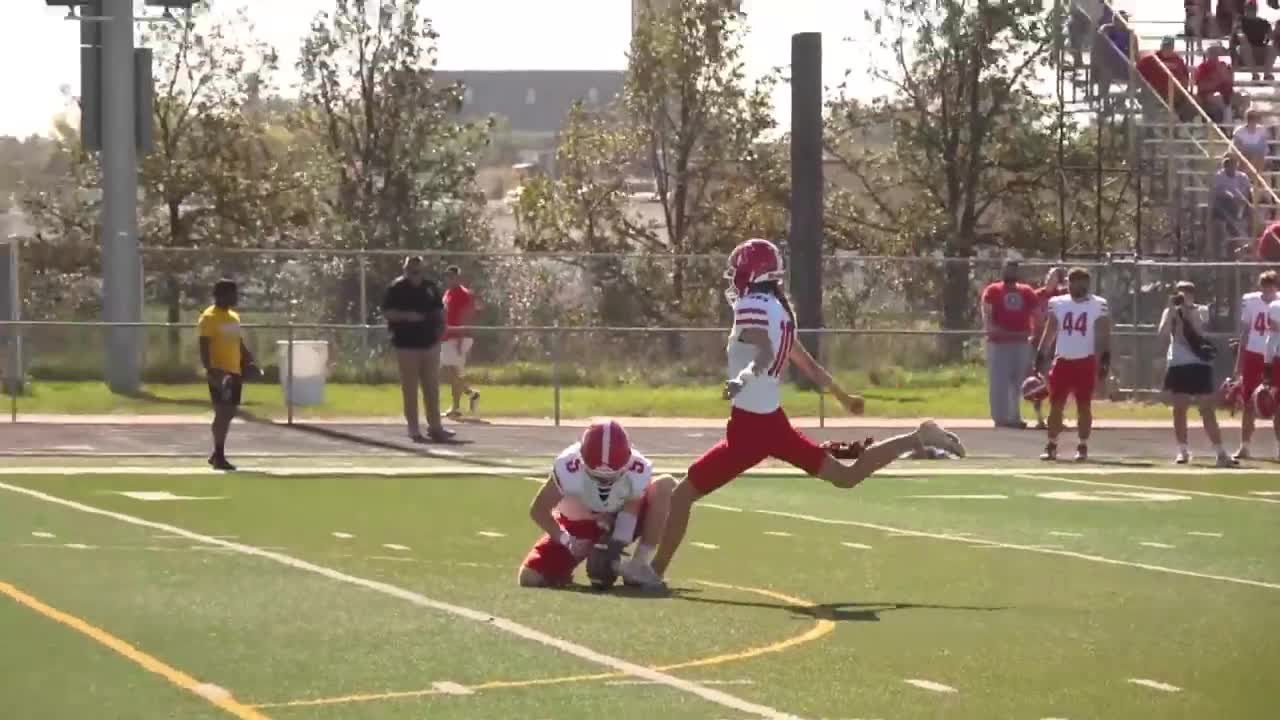 Northwestern Sophomore Gianna Bennett Sets Female Kicking Scoring Records