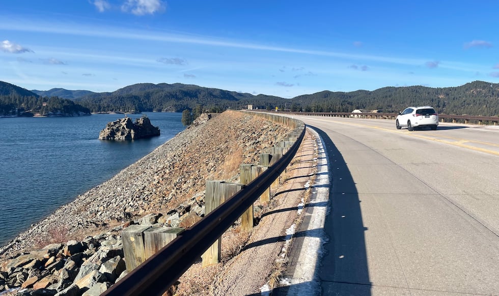 The stretch of U.S. 385 through the central Black Hills, including this segment atop the...