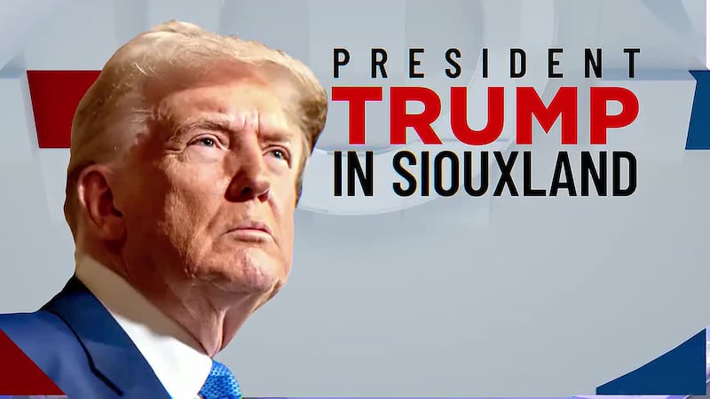 President Trump in Siouxland on Oct. 22