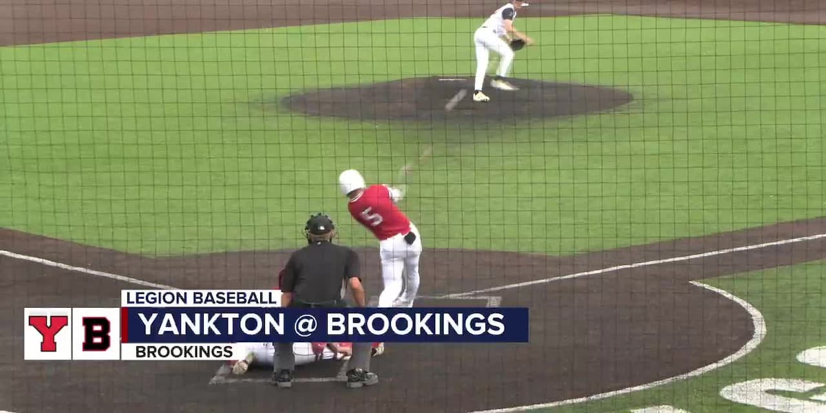 Yankton blanks Brookings in Legion Baseball doubleheader