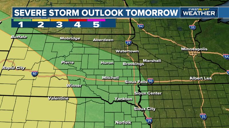 Severe weather threat Saturday