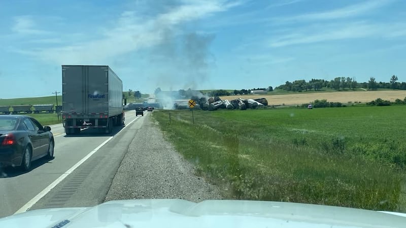 The truck driver’s son, Robert Orton, was killed in the crash.