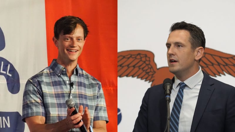 In the race for Iowa governor, Democrat Rob Sand and Republican Zach Lahn agree addressing...