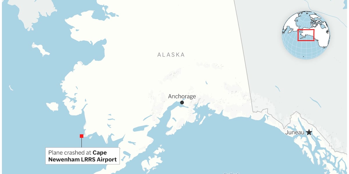 Photo: dakotanewsnow.com Alaska Plane Crash in Heavy Fog Kills 8 at Remote Military Site