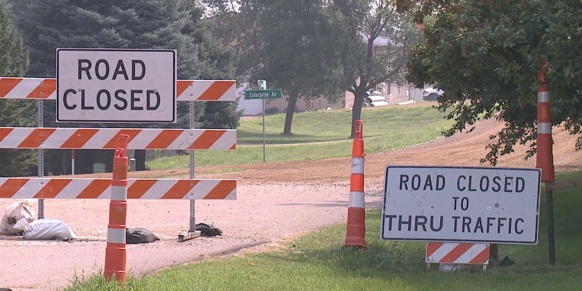August street construction and closure updates for Sioux Falls