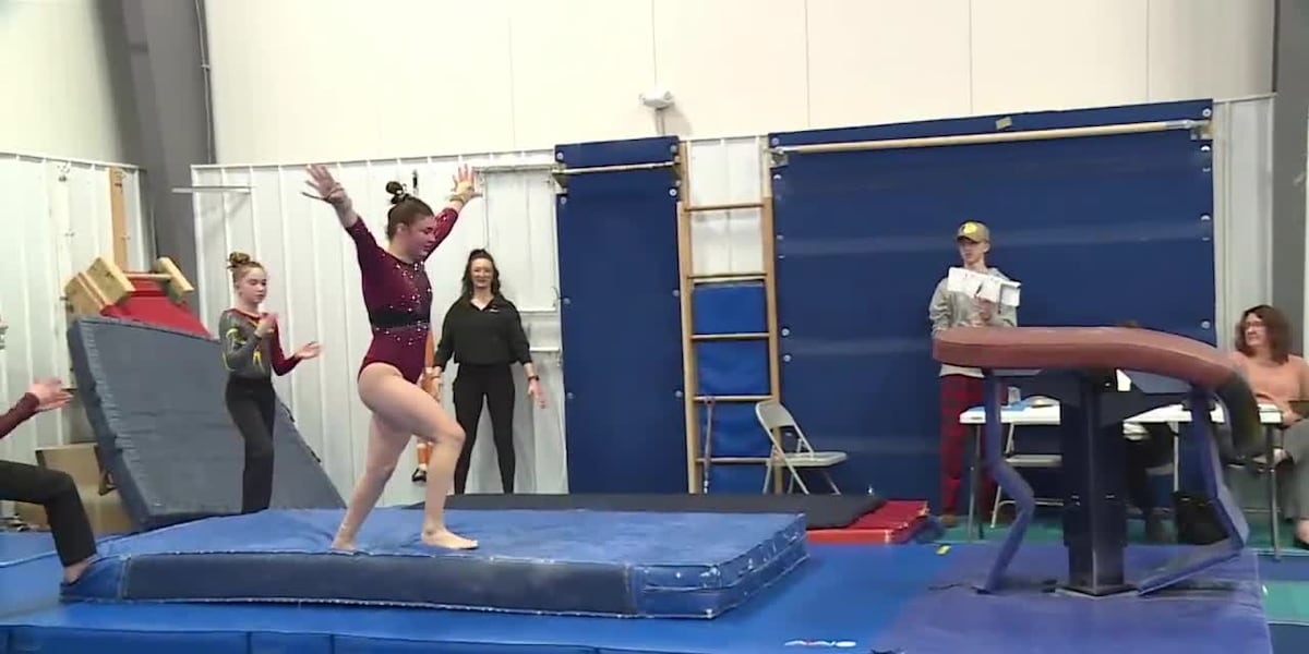 Katelyn Maeschen shines for Harrisburg as gymnastics returns to Sioux Katelyn Maeschen shines for Harrisburg as gymnastics returns to Sioux