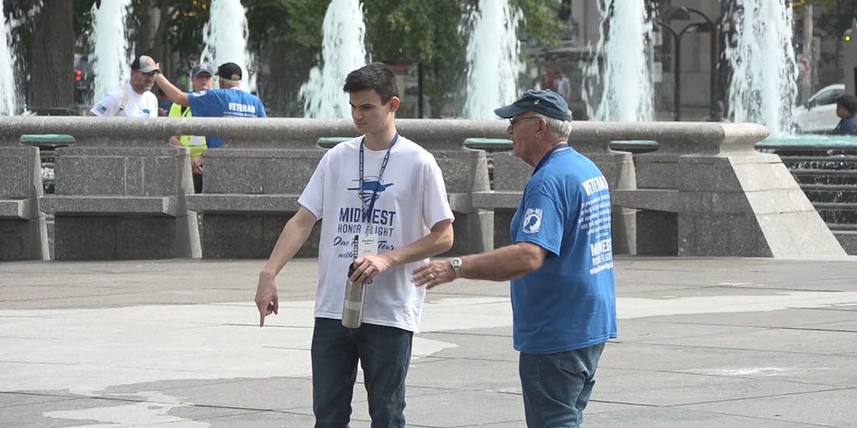 Midwest Honor Flight Mission 27: Navy veteran reflects on teaching next generation of sailors