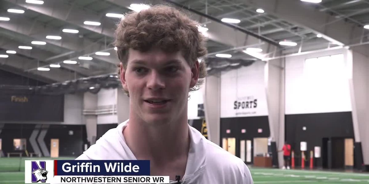 Griffin Wilde looks forward to solid senior season at Northwestern and hopefully the NFL