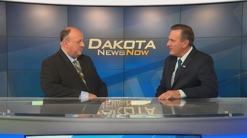 Gov. Rhoden discusses decision to run in 2026, future of corrections in discussion with Dakota...