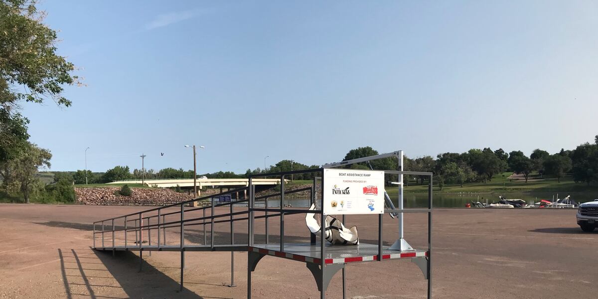 Chamberlain unveils handicap-accessible boat loading ramp