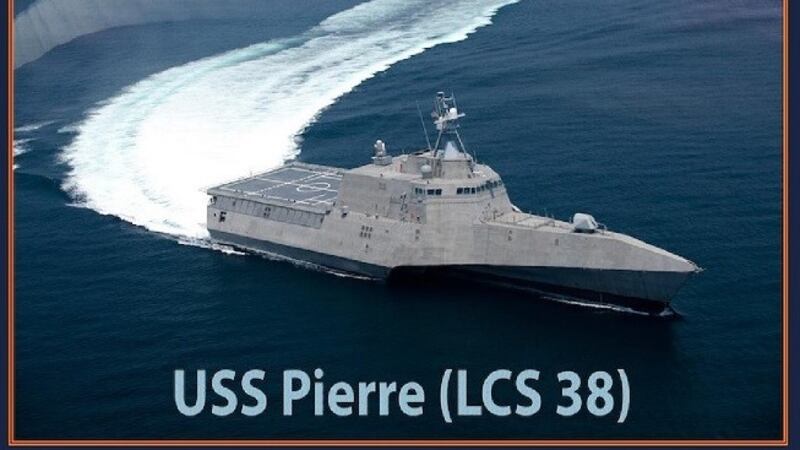 USS Pierre (U.S. Navy rendering, courtesy Dakota Radio Group)