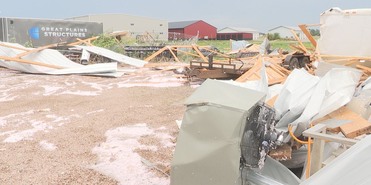 Residents, businesses picking up in Sioux Falls area following severe storms