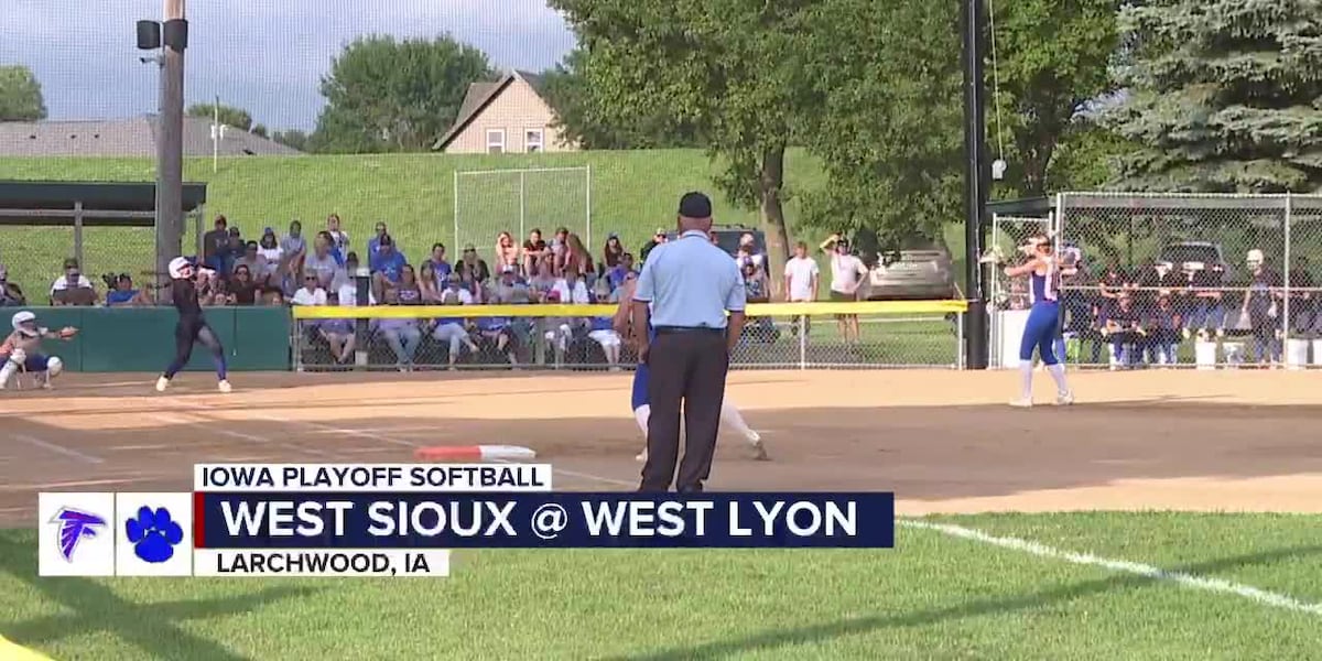 West Lyon softball brings big bats to playoff game against West Sioux