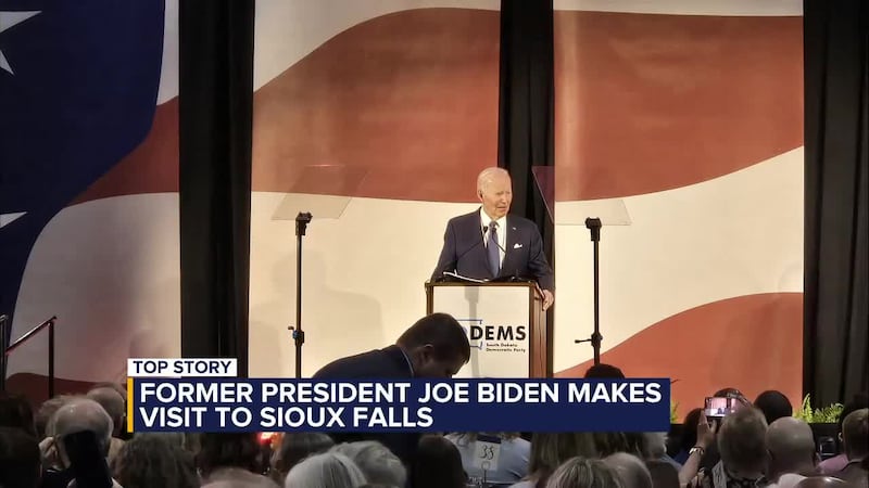 Biden’s visit to Sioux Falls made him the 18th president to come to South Dakota. President...
