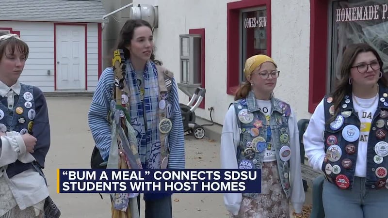 SDSU students are getting a taste of community through ‘Bum a Meal’ in Brookings, all to...