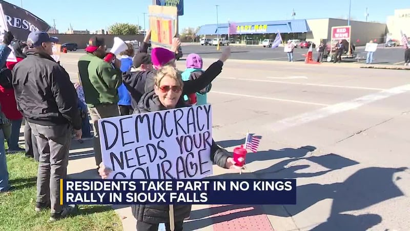 This particular protest, held at 10th Street and Cliff Avenue, was meant to encourage people...