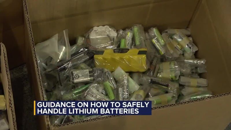 When lithium batteries are disposed of the wrong way, it can cause a serious fire hazard,...