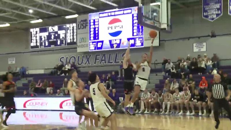 USF's Taylen Ashley goes for a layup against Doane