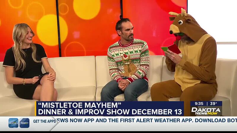 Laugh and eat at ‘Mistletoe Mayhem’ improv event